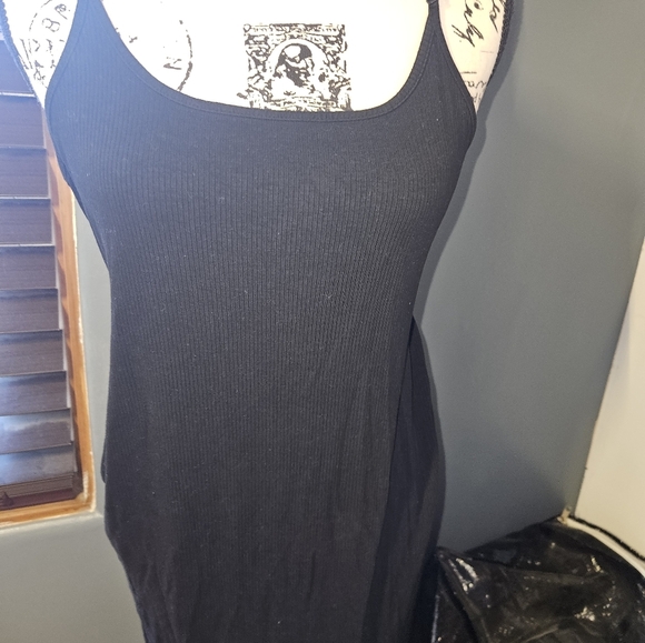 Shein Juniors Black Spaghetti Strap Bodycon Dress Size Xl (12) - Picture 4 of 10